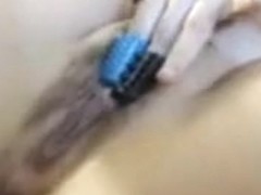 Amateur Masturbation shaggy wet crack