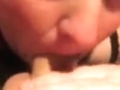 Love engulfing my hubbys dick