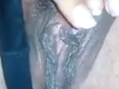 While she watching lesbian porn video