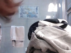 hair shower college girl