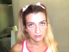 Pigtails Stepteen Sucks And Rides Taboo Dick In Pov Action