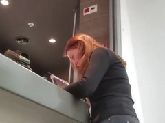 Redhead foxy girl ass