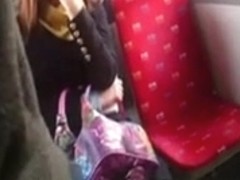 Watching bulge in public (dickflash) - 2