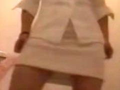 Amateur convulsing on toilet on masturbation spy cam
