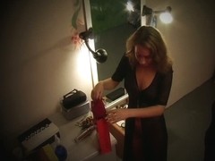 Hidden camera blonde