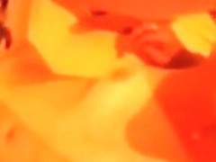 German girlfriend focus on taking two dicks