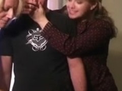 Mate receives a Cook Jerking From two Mommys