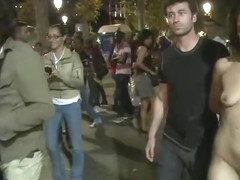 Spanish Hottie Naked And Fucked In Public