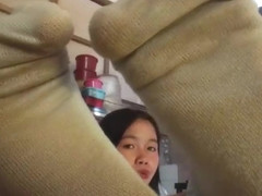 Stephanie S In Amateur Filipina Foot Tease #31 (double Tease +before Scho
