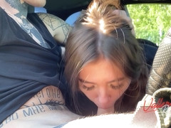 Vallery Ray In Whore Sucked In The Car And Cheated Her Boyfriend