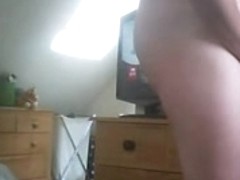 Shaving and cum-hole shots, hidden camera