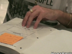 College babes partying on big dicks