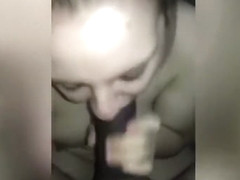 This White Chick Trying to Suck A BBC