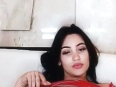 Very hot girl nipple showing in live can.