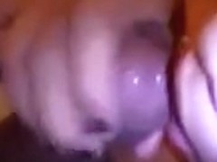 Watching TV and getting milked