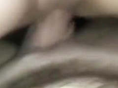 Pigtailed girl sucks her bf hard and rides him pov