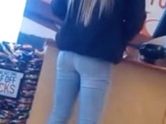 Tight Teen Jean Ass