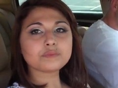 A pierced Latina goes on a lovely day-date