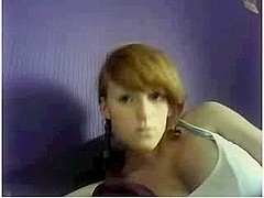 Floozy shows her bongos on webcam