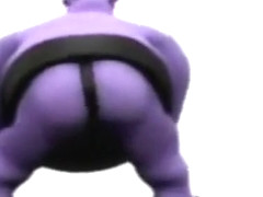 Hot Rhino Twerks During Striptease