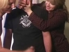 Mate receives a Cook Jerking From two Mommys