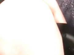 Slim hottie Kimberly blows dicks and has her pussy fingered