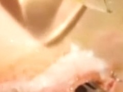 Avid anonymous doxy demonstrates how to make a cake