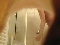 Spying a young lady in the shower