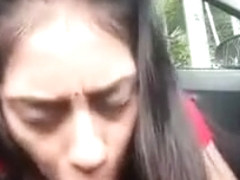 My little desi cousin Blow job in car Indian Pakistani