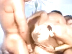 Double Penetration In A Gangbang With 2 Sluts