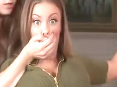 chair tie fun for Britney