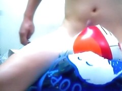 fuck inflatable snoopy and doraemon