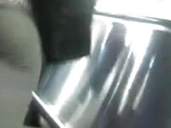 Spying  vpl asses in metro great young teen