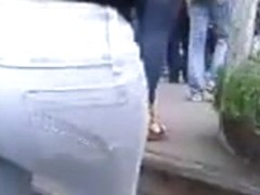 Watch as dat big booty is encoxada by a well-hung oak