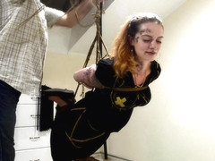 Marta Yatsyshyn Hogtied And Suspended By Master