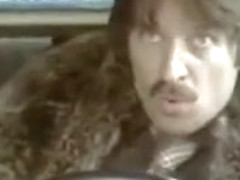 Vintage movies. Blowjob and fucking in fur coat.