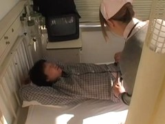 Japanese nurse caught on cameras while fucking her patient
