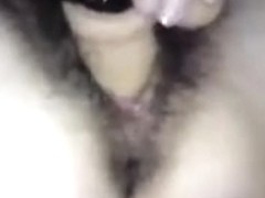 Bitch toying her muff in amateur dildo video clip