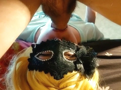 blonde teen girl sucks dick and fucks with cumshot