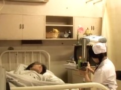 Sweet Japanese nurse dicked in medical fetish video