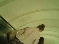 up the skirt in the Moscow Metro