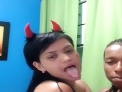 Horny Webcam video with Latina, Interracial scenes