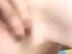 Hot Latina plays with pussy