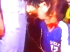 Young Girl learns some new excercises.