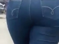 Milf Mature in tight jeans big ass butt mom phat booty  4