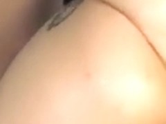 My gf pleases herself with anal fisting in webcam solo clip