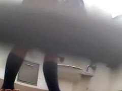 Frisky schoolgirl shot while masturbation on spy cam