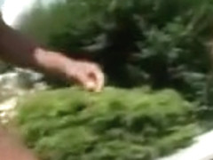 Hot Busty Blonde Banged Outdoor