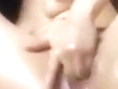 Hairy Girl Masturbates and Squirts