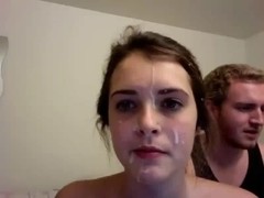 Homemade ass to mouth video with a naughty brunette gal